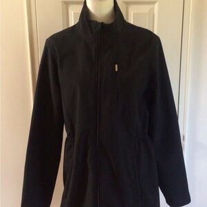 Fila Knee Length Womens Black Winter Coat/Jacket Size XL